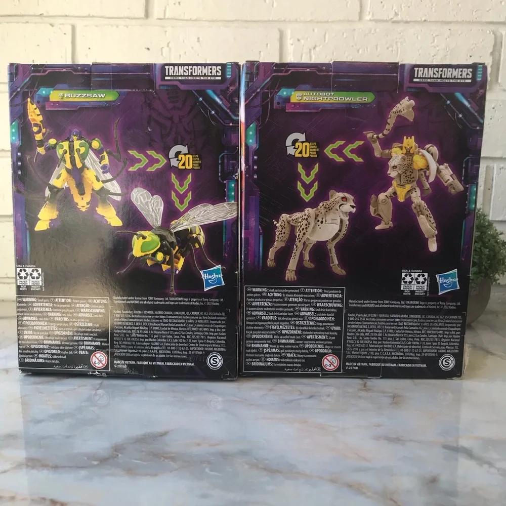 Transformers Nightprowler & Buzzsaw Legacy Autobot Deluxe Class Lot of 2